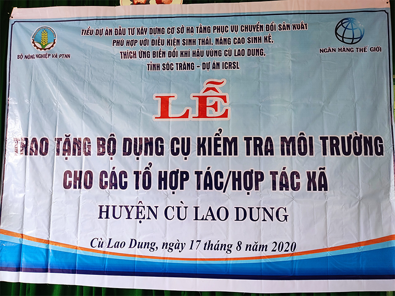 DỰ ÁN ICRSL - BAN QUẢN LÝ DỰ ÁN 2 TỈNH SÓC TRĂNG
